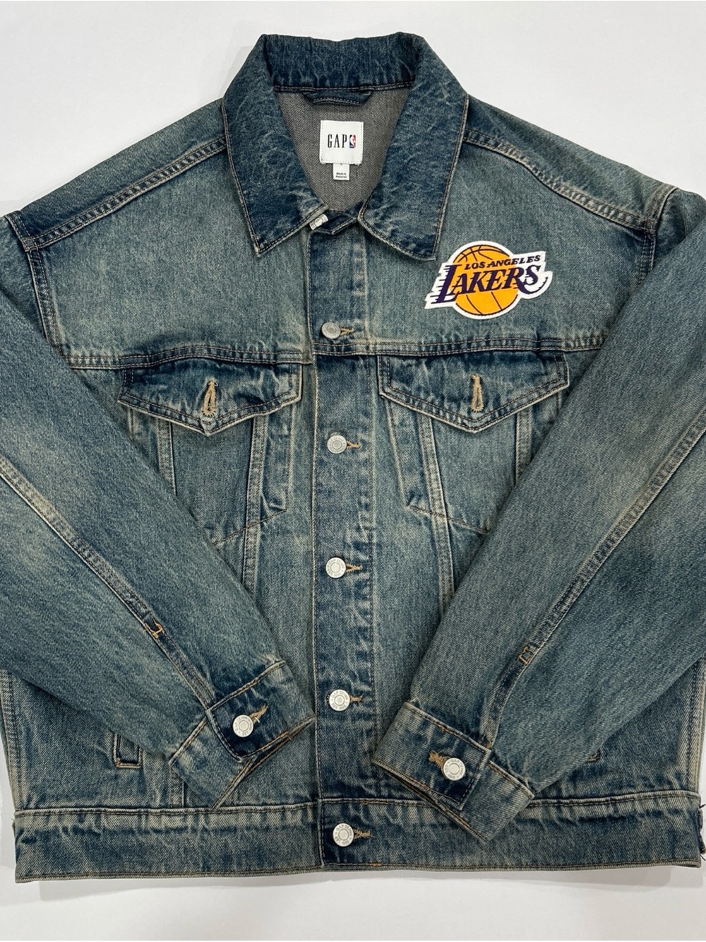 Gap NBA LA Lakers Denim Jacket Sz S